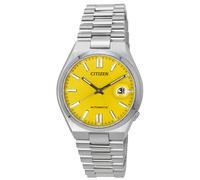 Citizen Abito Automatico Quadrante Giallo Acciaio Inox NJ0150-81Z 50M da Uomo