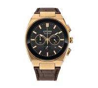 CITIZEN, ,Accessories ,Uomo ,Marrone ,ONE SIZE Elegante orologio da polso classico in pelle con cinturino