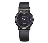 CITIZEN Eco-Drive EG7095-13E - Orologio da polso da donna, in titanio, nero, cinghia