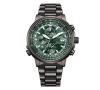 Citizen AT8304-57W Promaster Sky Pilot Eco-Drive - Green Dial, Radio Controlled