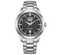 Citizen AW0151-85X Eco-Drive Orologio da uomo Orologio solare in acciaio inox color argento con quadrante nero