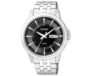 Citizen BF2011-51EC Uomo Quarzo Multifunzione Unisex Nero Argento 40mm 5 ATM