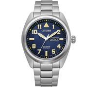 Citizen BM8560-88LC Super-Titanio Eco-Drive 42mm Quarzo Unisex Blu Argento 10...
