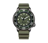 Citizen BN0157-11X Men's Promaster Eco-Drive Dive Watch - 44mm Green Dial, Polyurethane Strap