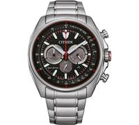 Citizen CA4561-89E Men's Eco-Drive Chronograph, Black Dial, Stainless Steel Bracelet