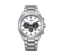 Citizen CA4590-81A Eco-Drive Chronograph - White Dial, Stainless Bracelet