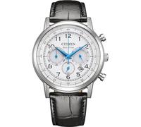 CITIZEN CA4630 Eco-Drive Solar Chrono Orologio da uomo con diametro di 42 mm in diverse varianti, bianco/cinturino in pelle