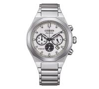 Citizen CA4690-51A Men's Super Titanium Chronograph Watch - White Dial, Sapphire Crystal