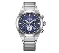 Citizen CA4691-59L Men's Blue Dial Chronograph Watch with Titanium Case & Sapphire Crystal