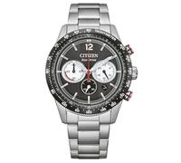Citizen CA4714-55E Racing Cronografo da uomo con meccanismo solare Eco-Drive, cassa in acciaio inox, 10 ATM