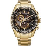 Citizen CB5912-50E - Orologio da uomo con cronografo e cinturino in acciaio inox, colore: oro
