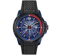 Citizen Eco-Drive AW1156-01W - Orologio da uomo Marvel© Spider-Man con quadrante blu, Placcatura ionica nera, Cinturino