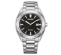 CITIZEN Eco-Drive Orologio solare da uomo con diametro di 41 mm e data, in diverse varianti, argento, Bracciale