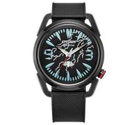 Citizen Eco-Drive Venom - Set di scatole protettive letali da uomo, cassa in acciaio inossidabile, cinturino in poliuretano nero (modello: AW2065-41W), nero, classico