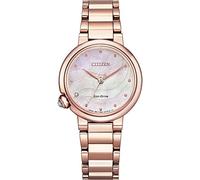 Citizen Elegance EM0912-84Y - Orologio solare da donna Eco-Drive in acciaio INOX, Bracciale