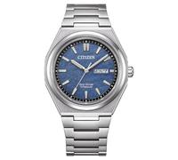 Citizen AW0130-85L Eco Drive Orologio Uomo Orologio Titanio 10 Bar Analogico Data Argento