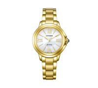 Citizen L Ceci EM1162-52A Eco-Drive Women’s Watch - Gold & White, 31.5 mm
