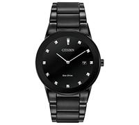 Citizen Men's 40mm Black Steel Bracelet & Case Quartz Analog Watch AU1065-58G