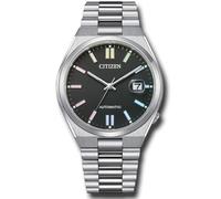 Citizen NJ0151-53E Men's Tsuyosa Automatic Watch, Black Dial, Stainless Steel Bracelet