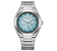 CITIZEN NK5020 Orologio automatico da uomo Zenshin 60 Super Titanium con cinturino in titanio e vetro zaffiro, blu ghiaccio