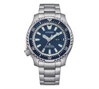 Citizen NY0161-63L Men's Promaster Marine Automatic Diver's Watch, Blue Dial, Stainless Steel Bracelet