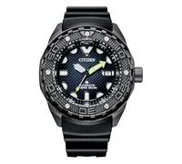 Citizen Orologio analogico automatico da uomo con cinturino in poliuretano NB6005-05L, Argento