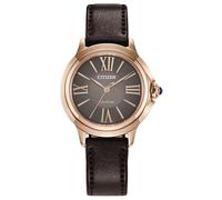 Citizen Orologio analogico da donna Eco-Drive con cinturino in pelle EM1163-09X