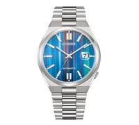 Citizen Orologio analogico da uomo con quadrante blu, Multicolore, Moderno