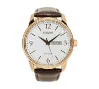 CITIZEN Orologio Analogico al Quarzo Uomo con Cinturino in Pelle BM8553-16A