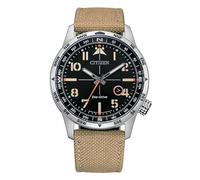 Citizen Orologio Analogico Unisex-Adulto con Cinturino in Pelle BM7550-10E