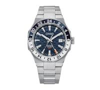 Citizen Orologio da uomo automatico Series 8 GMT acciaio/blu NB6034-58L