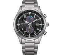 Citizen Orologio Cronografo al Quarzo Giapponese Uomo con Cinturino in Acciaio Inossidabile CA7028-81E
