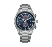 Citizen Orologio Cronografo al Quarzo Giapponese Uomo con Cinturino in Acciaio Inossidabile CA7028-81L