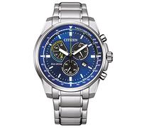 Citizen Orologio Cronografo Eco-Drive Uomo con Cinturino in Acciaio Inossidabile AT1190-87L
