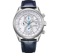CITIZEN Orologio Cronógrafo Eco-Drive Uomo con Cinturino in Pelle AT8260-18A