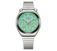 Citizen AN3660-73X Orologio da uomo cronografo 38 mm acciaio inossidabile quadrante verde quarzo 5 ATM