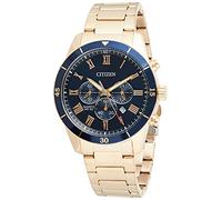 Citizen Orologio da uomo con quadrante blu al quarzo cronografo AN8169-58L