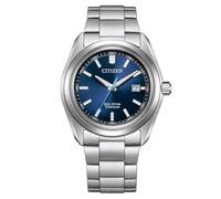 Citizen AW1900-50L Eco-Drive Orologio solare da uomo Titanio Argento/Blu 40 mm Data 5 ATM