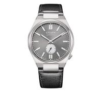 Citizen Orologio uomo automatico Tsuyosa grigio cinturino in pelle NK5010-01H cassa acciaio piccoli secondi