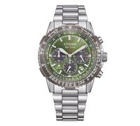 Citizen Promaster CA4664-60W Men's Chronograph Watch - Green Dial, Eco-Drive, 200M WR