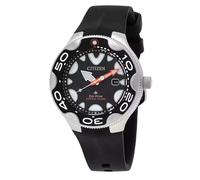 Citizen Promaster Dive Polyurethane Strap Black Dial BN0230-04E 200M Mens Watch