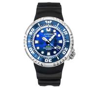 Citizen Promaster Dive Rubber Strap Blue Dial Eco-Drive BN1025-08L Mens Watch