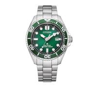 Citizen Promaster Eco-Drive BN0269-50W - Orologio da uomo, 20 bar, in acciaio/verde