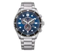 Citizen Sport Chrono AT2560-84L Orologio cronografo da uomo con sfondo blu in acciaio, classico, Classico