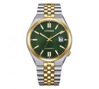 Citizen Tsuyosa 60 NK0024-54X - 40 mm Green Dial, Two-Tone Steel Automatic