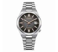 Citizen Tsuyosa NJ0200-50E Limited Edition - Orologio meccanico automatico, unisex, 37 mm, acciaio inossidabile, quadrante nero, vetro zaffiro