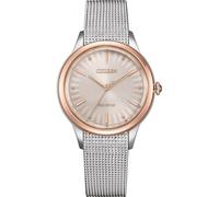 CITIZEN Orologio Analogico Eco-Drive da Donna con Cinturino in Acciaio Inossidabile EM1156-80X