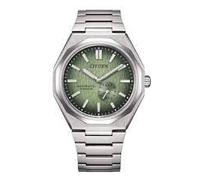 Citizen Zenshin 60 NK5020-58X Auto Watch - Green Dial, Super Titanium Case