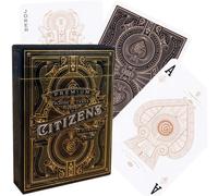 CITIZENS Premium Playing Cards Deck Theory 11 Gold Magic Tricks Sealed USA New