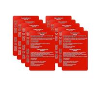 Citizenship Flash Cards, Residenziale Informazioni di contatto Diritti Manuale | Versione spagnola bifacciale Immigrazione Citizenship Test Study Guide,per Uomini Donne Studenti Insegnanti Professori